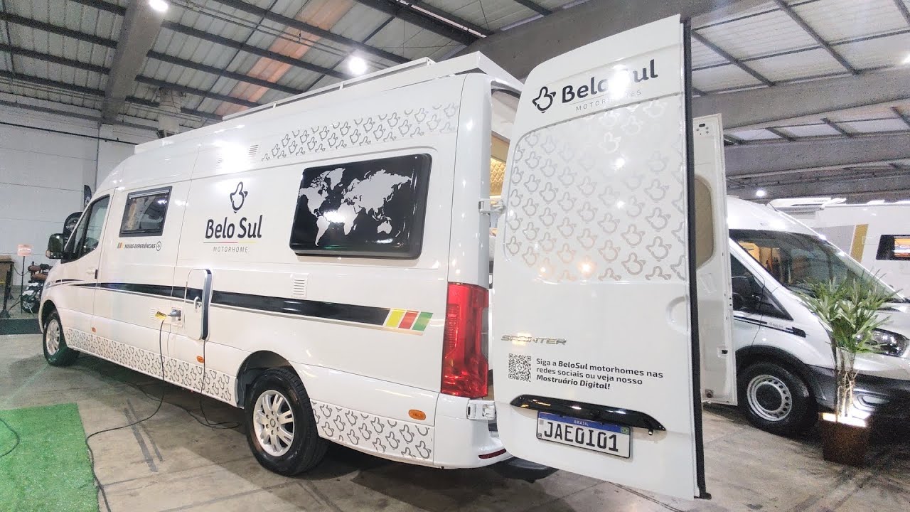 BELO SUL MOTORHOME, MONTAGEM ATRAENTE, SPRINTER 416, CNH B. VENDE-SE. FENACAMPING 2024. #rvlife