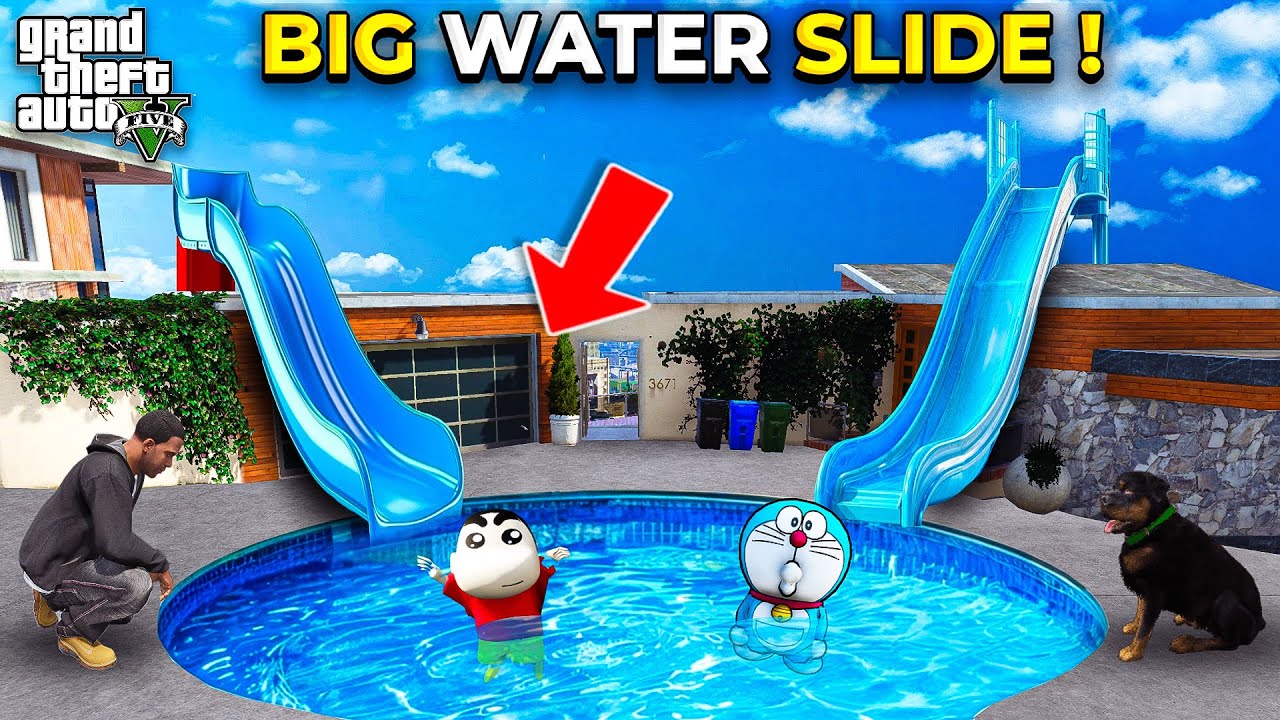 Franklin Found Secret Stair Way to Heaven to Save Shin Chan in Gta 5 in Telugu