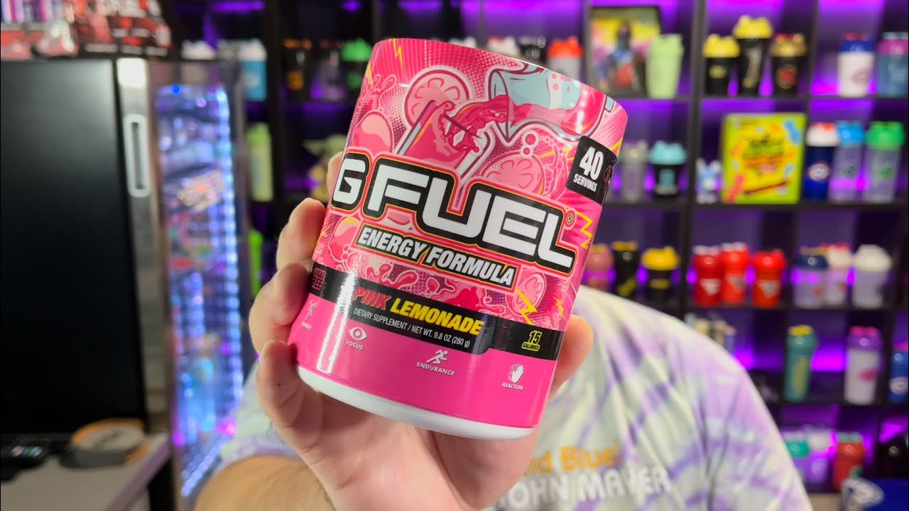 G FUEL Pink Lemonade New Formula Review And Taste Test!