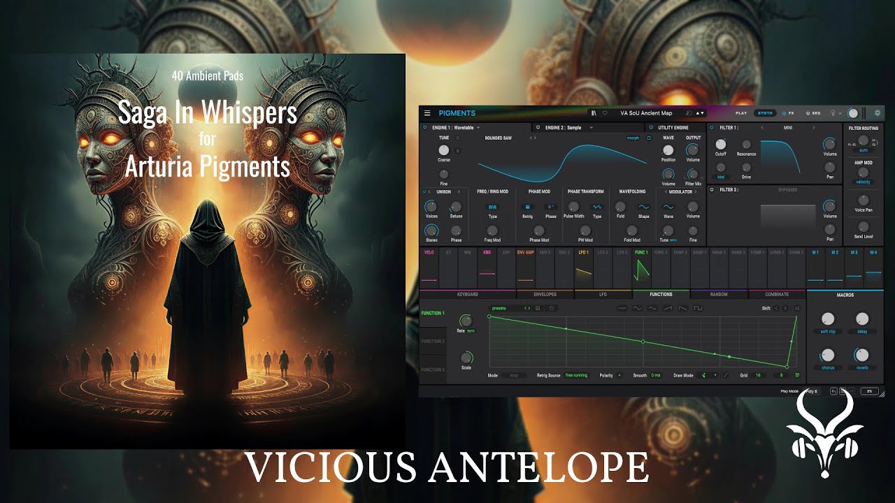 Arturia Pigments and Analog Lab V Presets – Vicious Antelope – Saga In Whispers