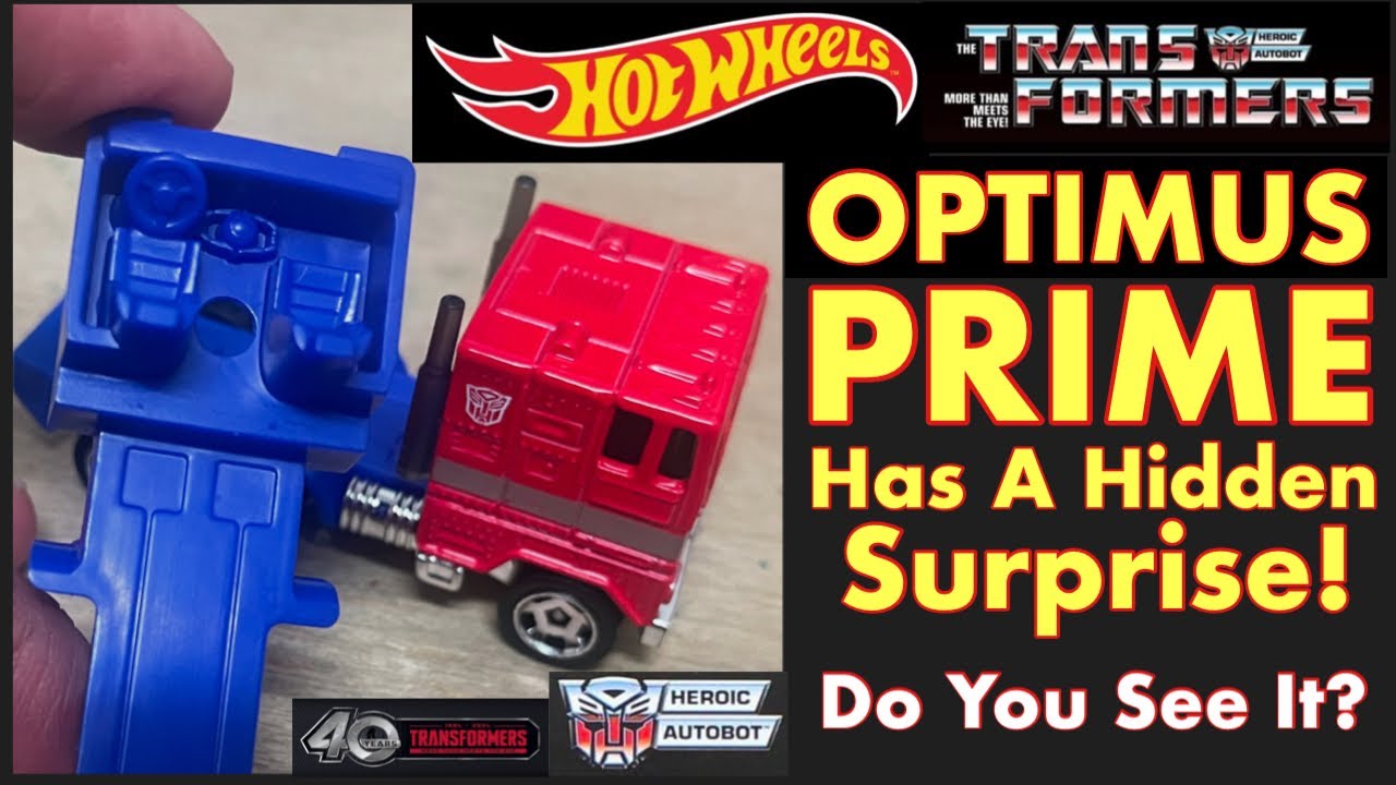 В HOT WHEELS TRANSFORMERS MAINLINE OPTIMUS PRIME есть скрытый сюрприз... Вы не поверите, какой!