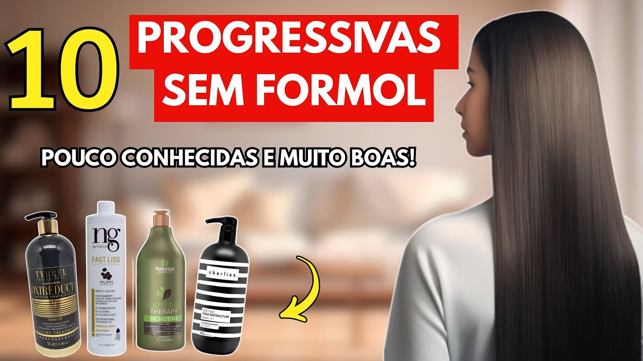 TOP 10 MELHORES PROGRESSIVAS Sem Formol de 2025 | Quais as melhores progressivas sem formol de 2026?
