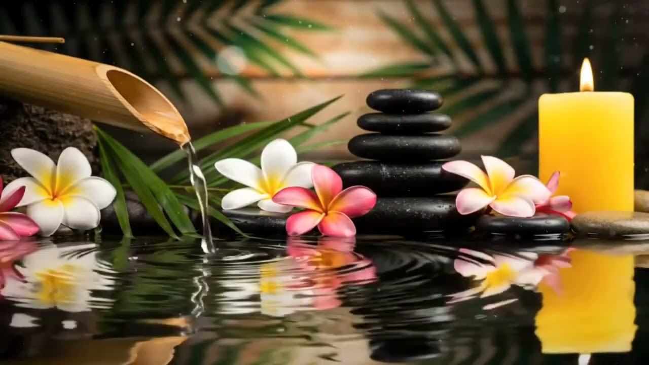 Relaxing Music for Healing + Water Sounds 🌿 Insomnia Relief, Calm Anxiety and Sleep Instantly
