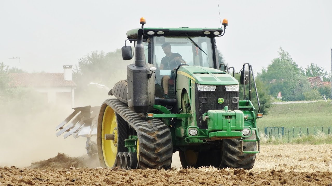John Deere 8370 RT + Quadrivomere Lemken VariOpal 9 | BELLUCO