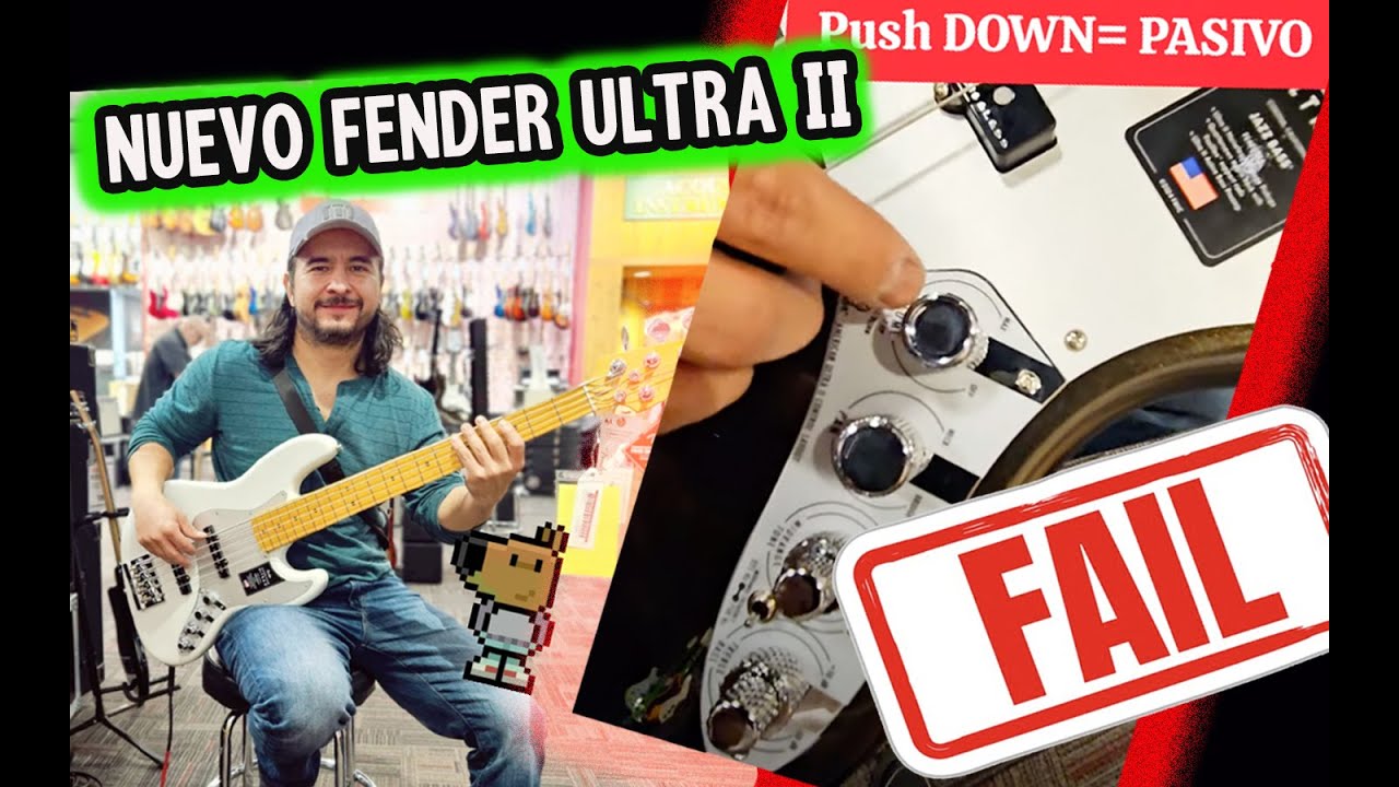 FENDER ha fallado con su nuevo botón: ACTIVO/PASIVO (está horrible) Ya lo viste??  