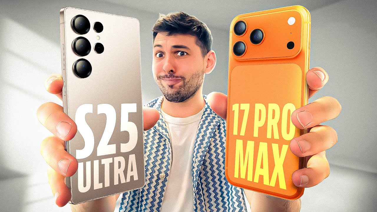 iPhone 17 Pro Max VS Galaxy S25 Ultra : qui GAGNE ?