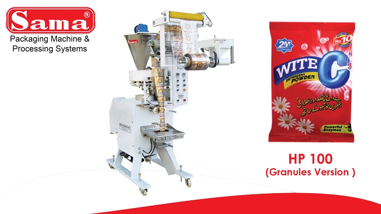 Detergent Packing Machine HP-100 | Sama Engineering