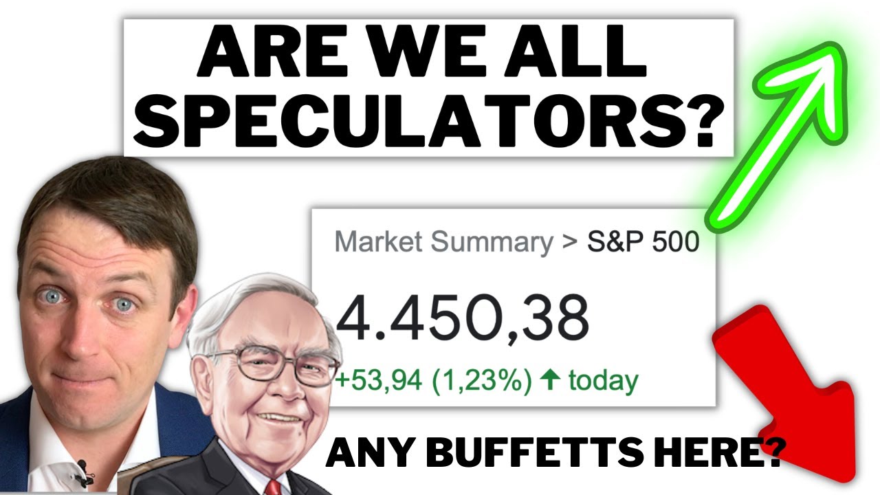 Real Investing vs. Speculation Explained! Buffet vs. the Rest!