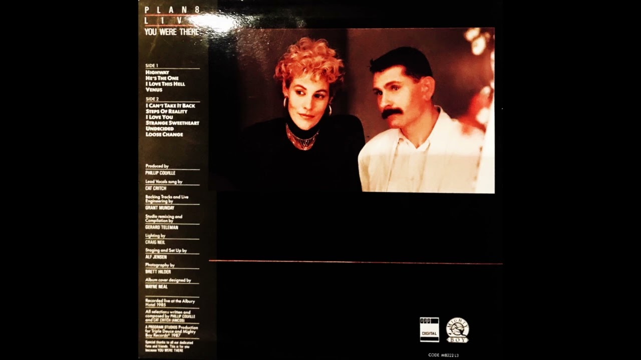 I LOVE YOU - Plan 8 - You Were There Album - live at the Albury Hotel - 1984