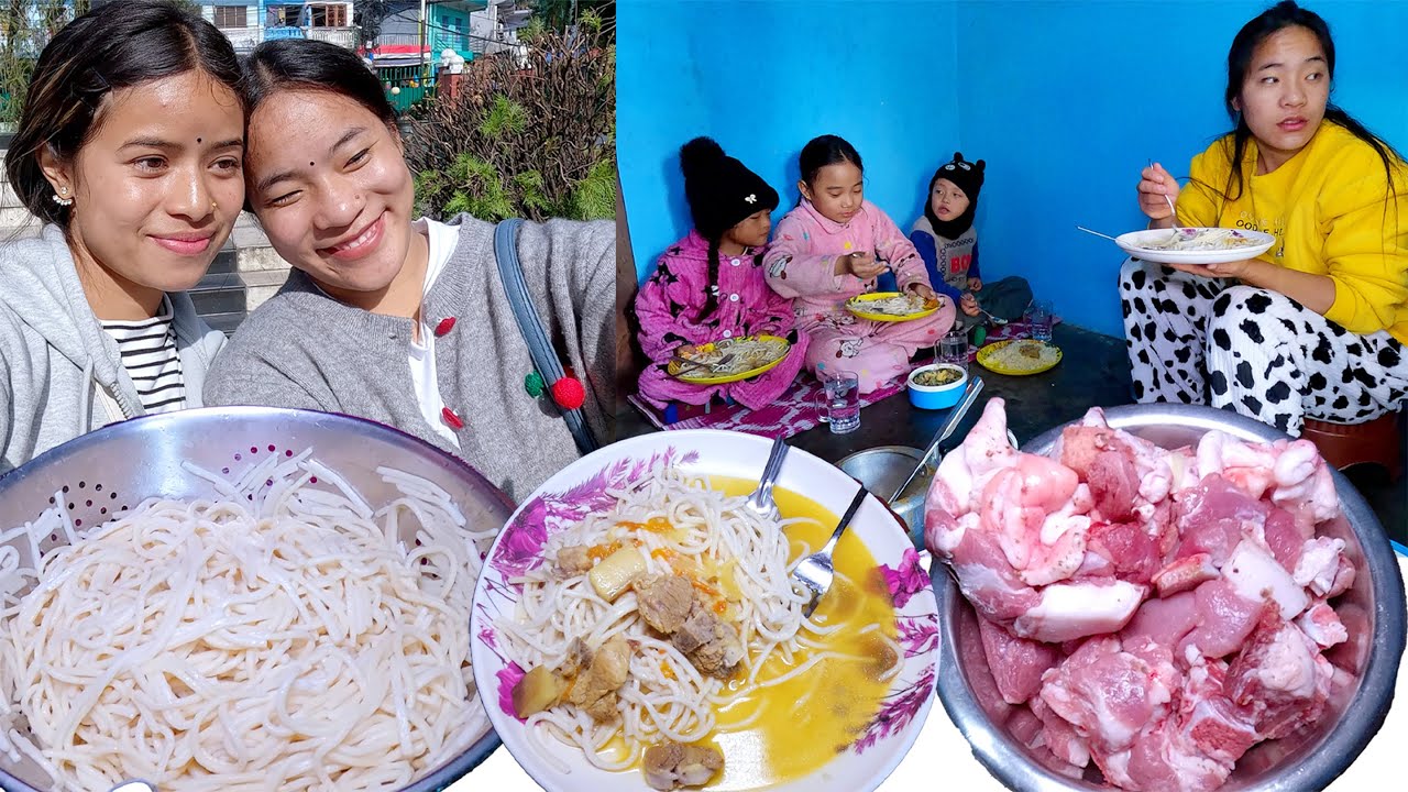 enjoying in Dharan with my bestie Bedana Rai || pork noodles || sumnima rai || @SumnimaRaini