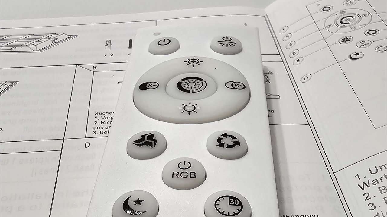 Amazon ProdukttestIch teste heute eine tolleLED Deckenleuchte mit RGBFernbedienung