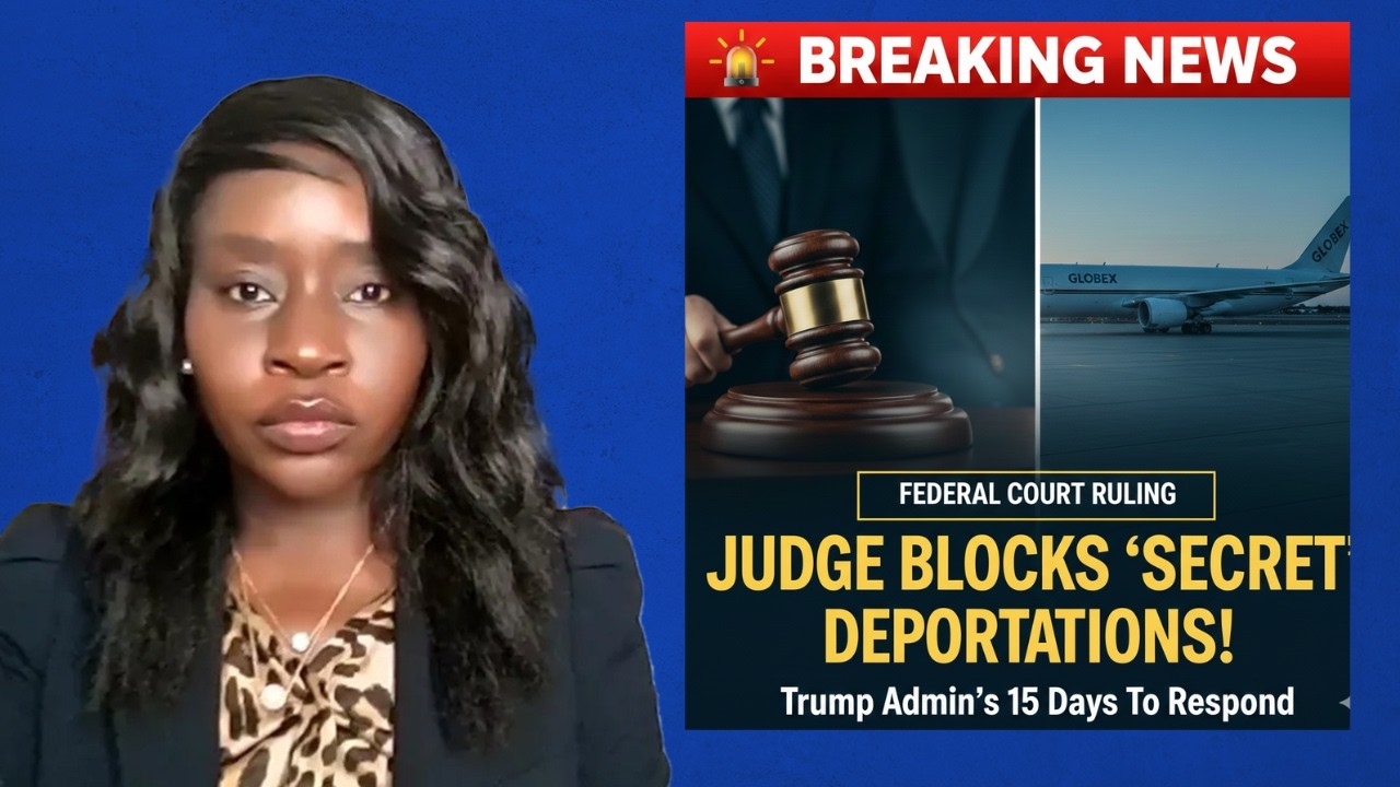 NEWS Alert: Judge Murphy BLOCKS ICE From Secret 'Third-Country' Deportations!