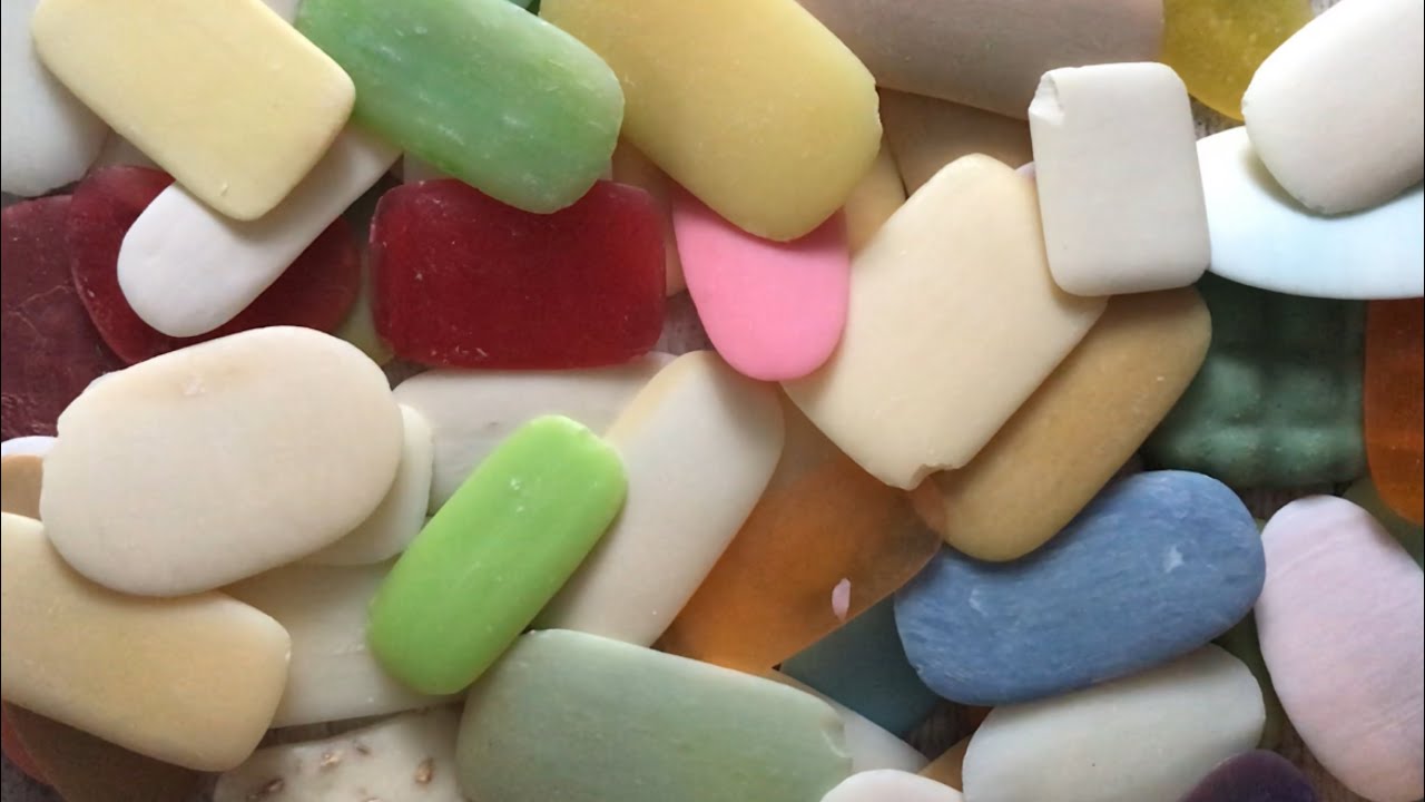 ASMR SOAP # 83 /I break and cut pieces of soap 🧼Ломаю и режу обмылочки
