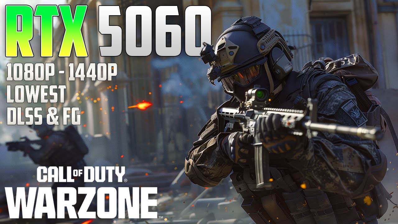 RTX 5060 Warzone | 1080p - 1440p | Lowest Settings | DLSS & FG