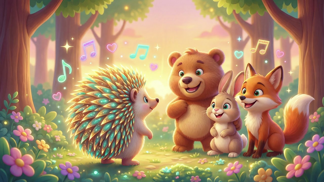 Jeżyk Wyjątkowy 🦔✨ | Piosenka dla Dzieci o Akceptacji Siebie | Bajka o Inności i Przyjaźni