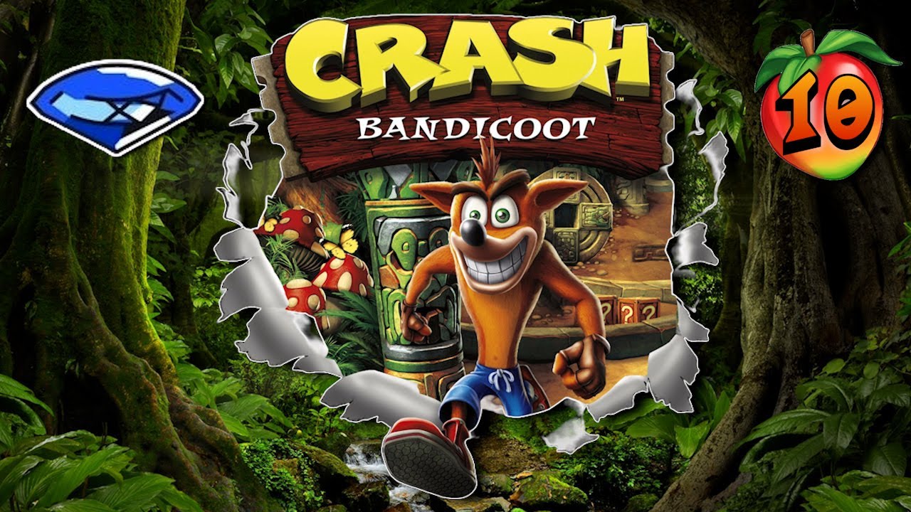 Getting all the coloured gems. Crash Bandicoot 1. Part 10