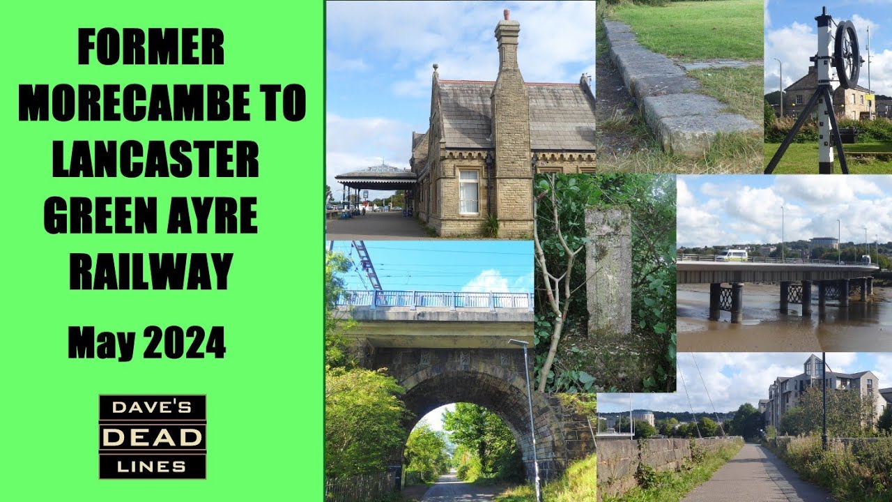 Exploring Disused Railway from Morecambe to Lancaster