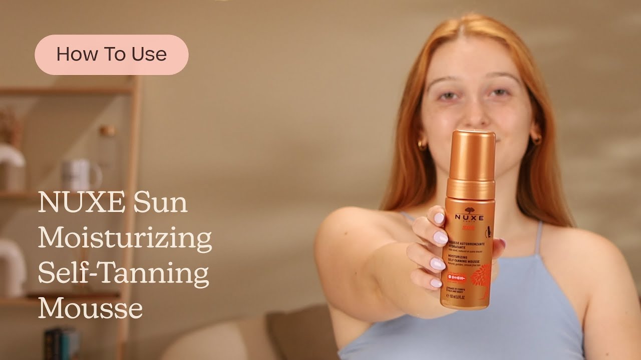 How to Use NUXE Sun Moisturizing Self-Tanning Mousse | Care to Beauty