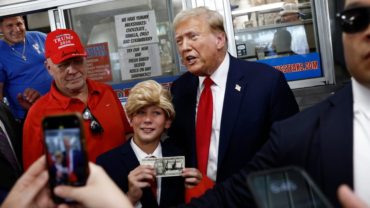 Donald Trump brings young superfan to tears when meeting the former president