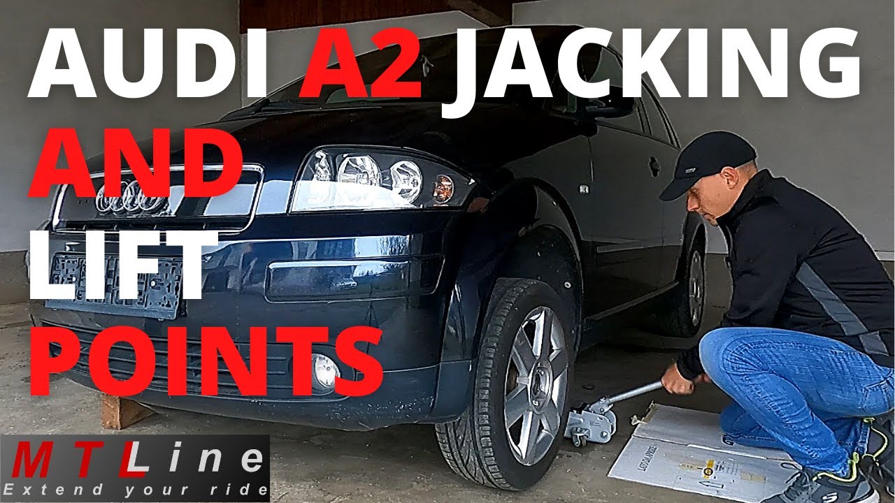 Audi A2 – lift and jacking points – how to lift A2 without tipping over or damaging the undertray