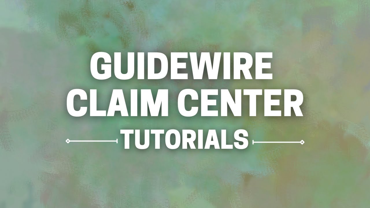Guidewire ClaimCenter Training | Guidewire ClaimCenter Course | Guidewire Training