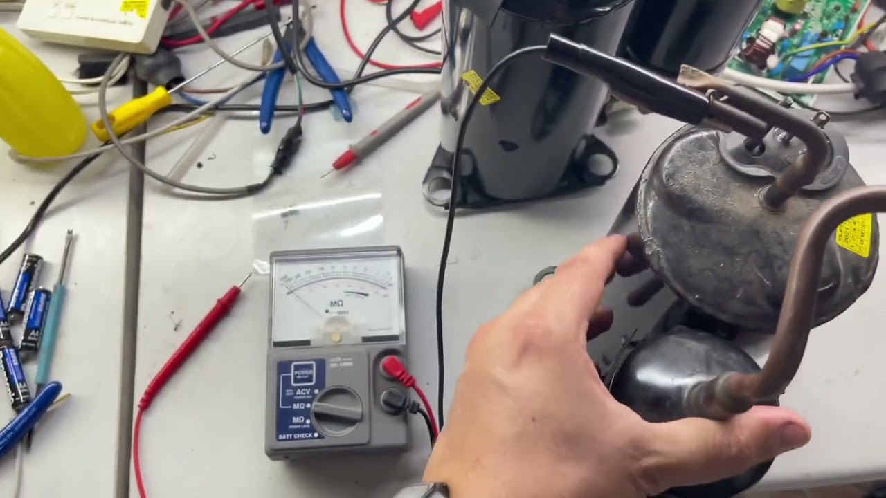 Como testar compressor inverter