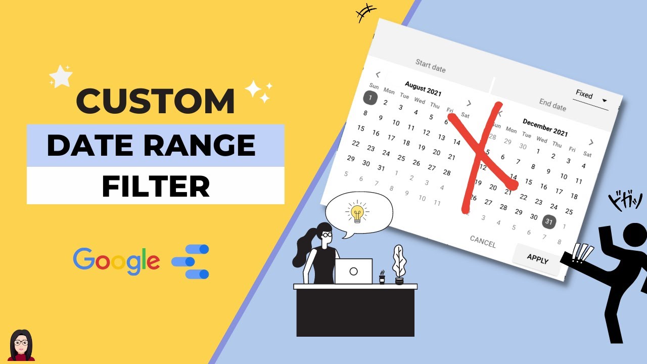 Complete Tutorial: Custom Date Slicer Filter in Google Data Studio (2022)
