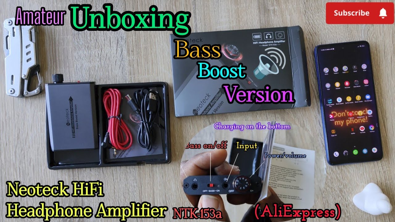 Unboxing; Neoteck HiFi Headphone Amplifier. BASS BOOST VERSION!