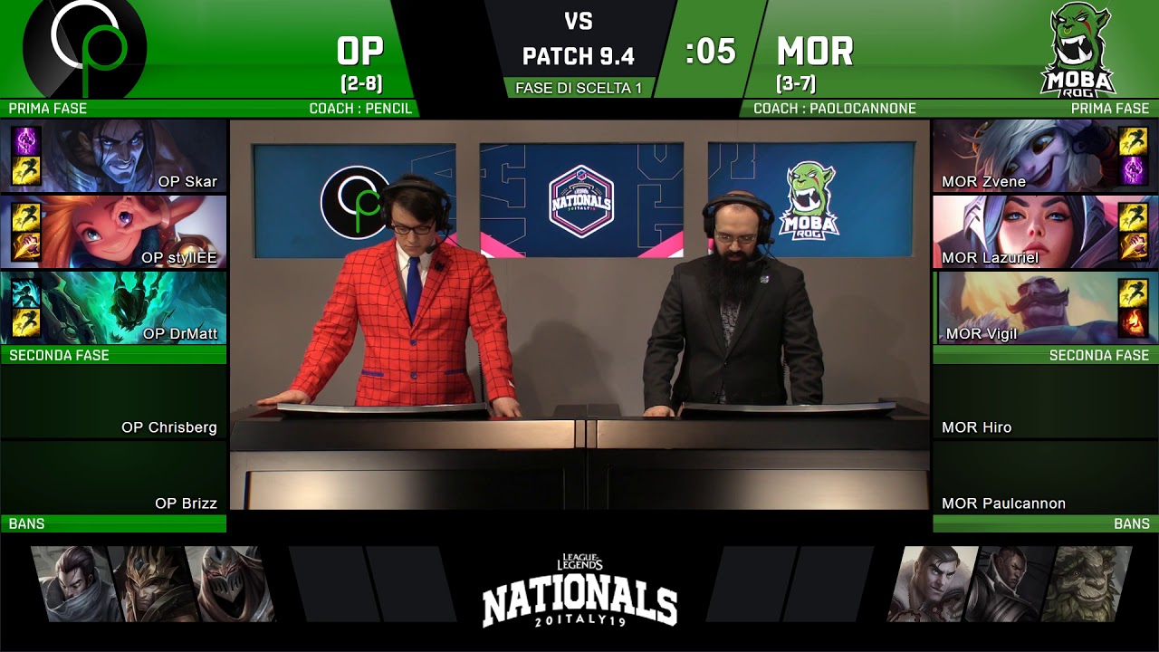 PG NATS 2019 - UNDICESIMA GIORNATA - OP vs MOR