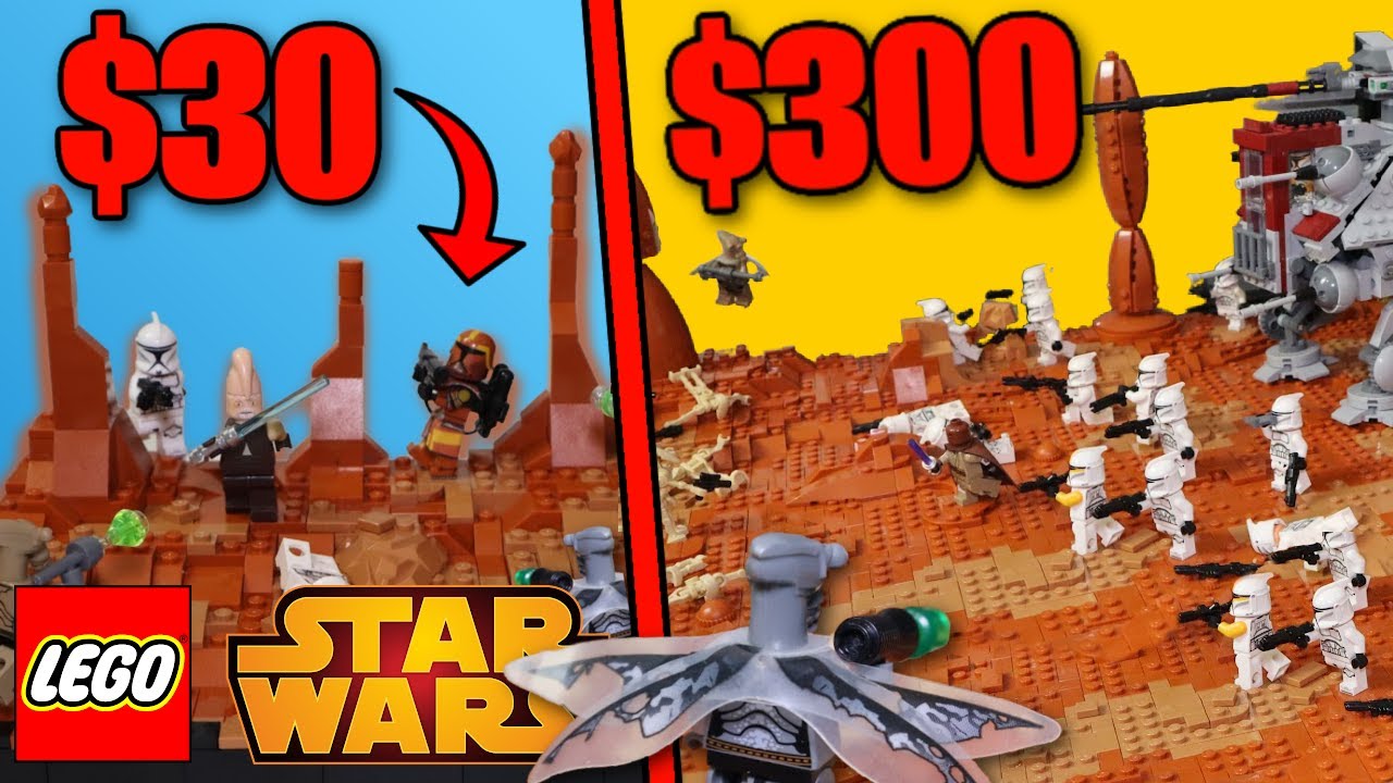 Постройте GEONOSIS из LEGO за 30 и 300 долларов!