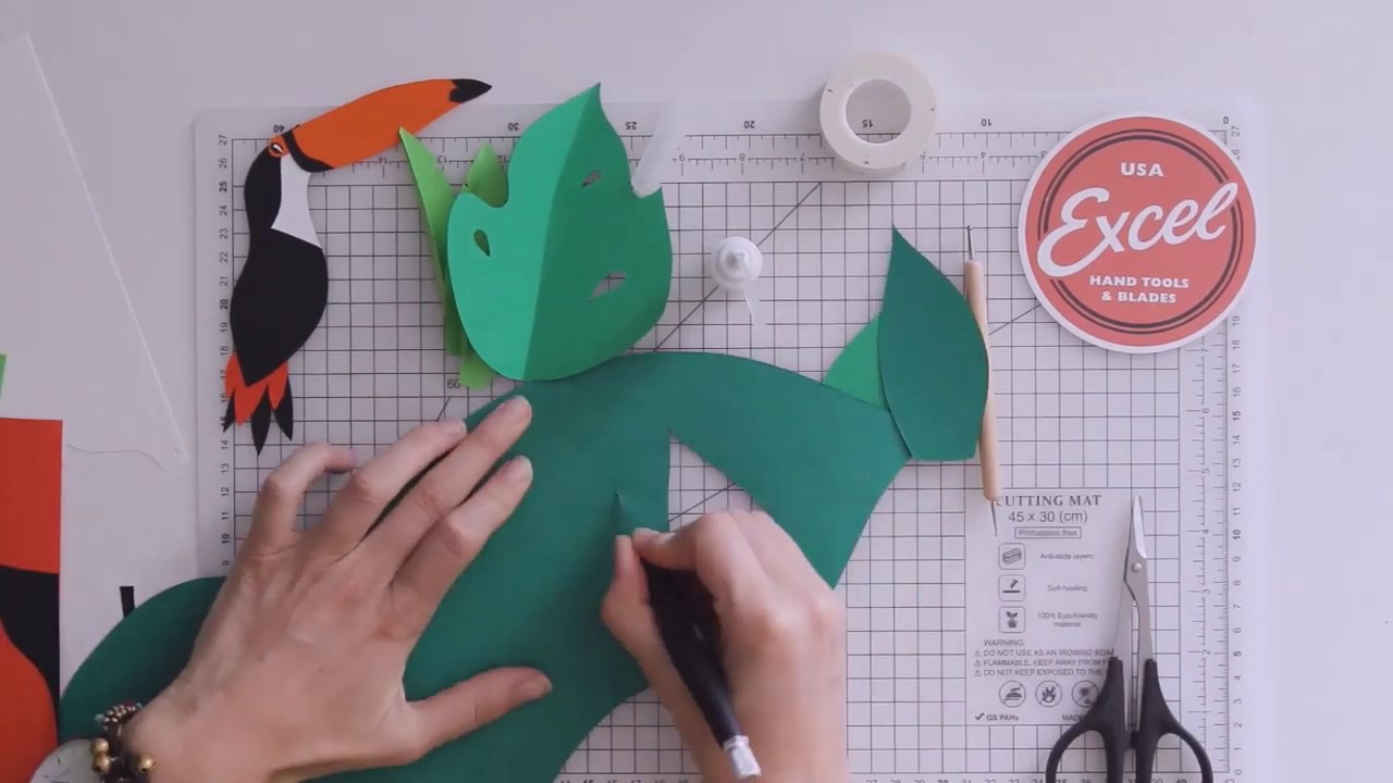 Excel Blades - How to make a Toucan DIY by @ovotondo