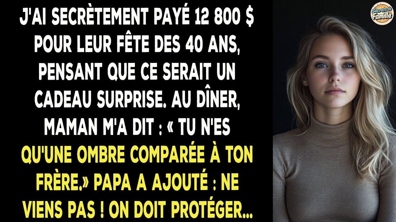 J'ai Payé En Secret Leur Fête Du 40e Anniversaire, Pensant Leur Faire Une Surprise.