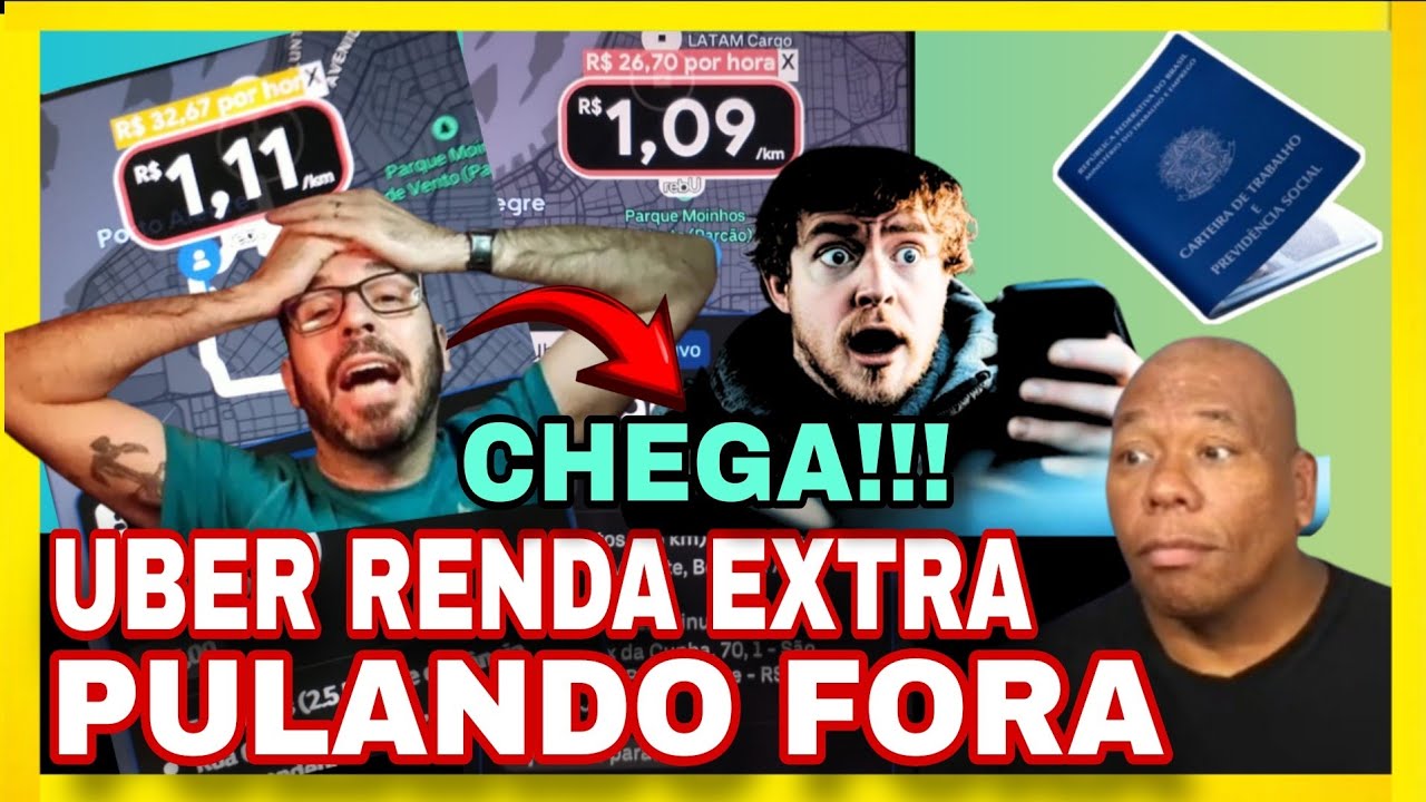 UBER NEM COMO RENDA EXTRA #uber