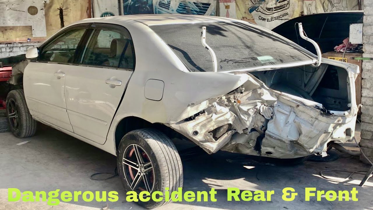 Amazing Rebuild of Accident Toyota Car Front & Rear Said Fully Restoration 