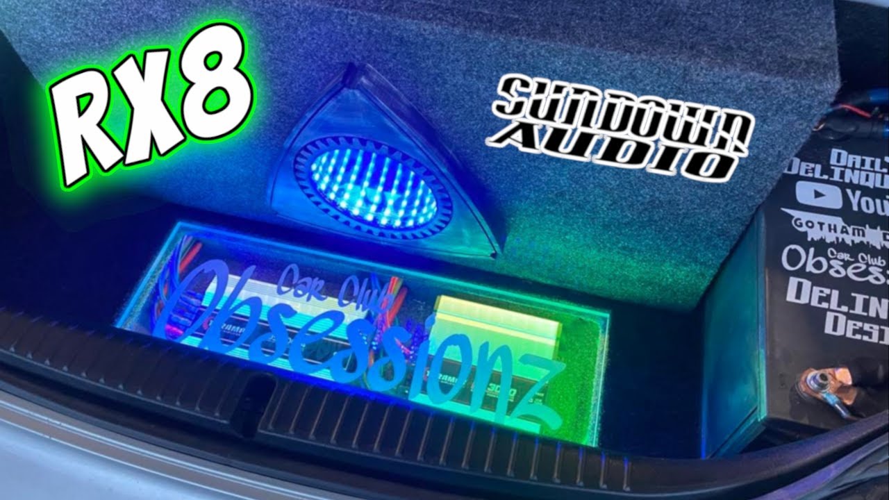 MAZDA RX8 SUNDOWN 15 ON 3000 WATTS!!!! CUSTOM BOX BUILD!