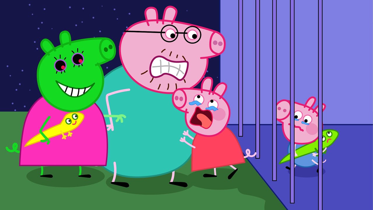 Don't Hurt George Pig 🧟‍♀️ Zombies visit Peppa City | Peppa Pig Funny Animation