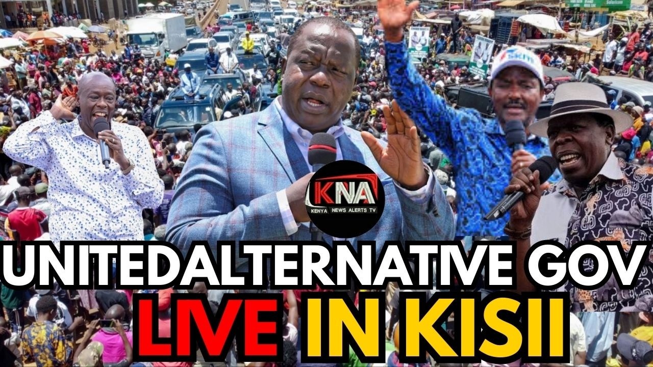 HAPPENING NOW: Matiang'i Gachagua Kalonzo and the united opposition in Gusii