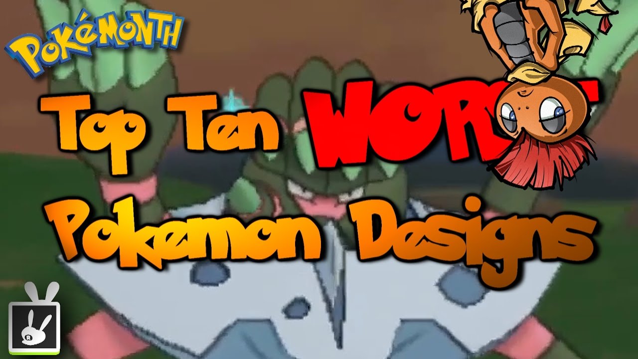Top Ten Worst Pokemon Designs [w/ HoodlumScrafty]
