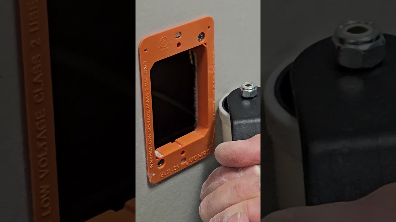 The best way to pull wires through walls