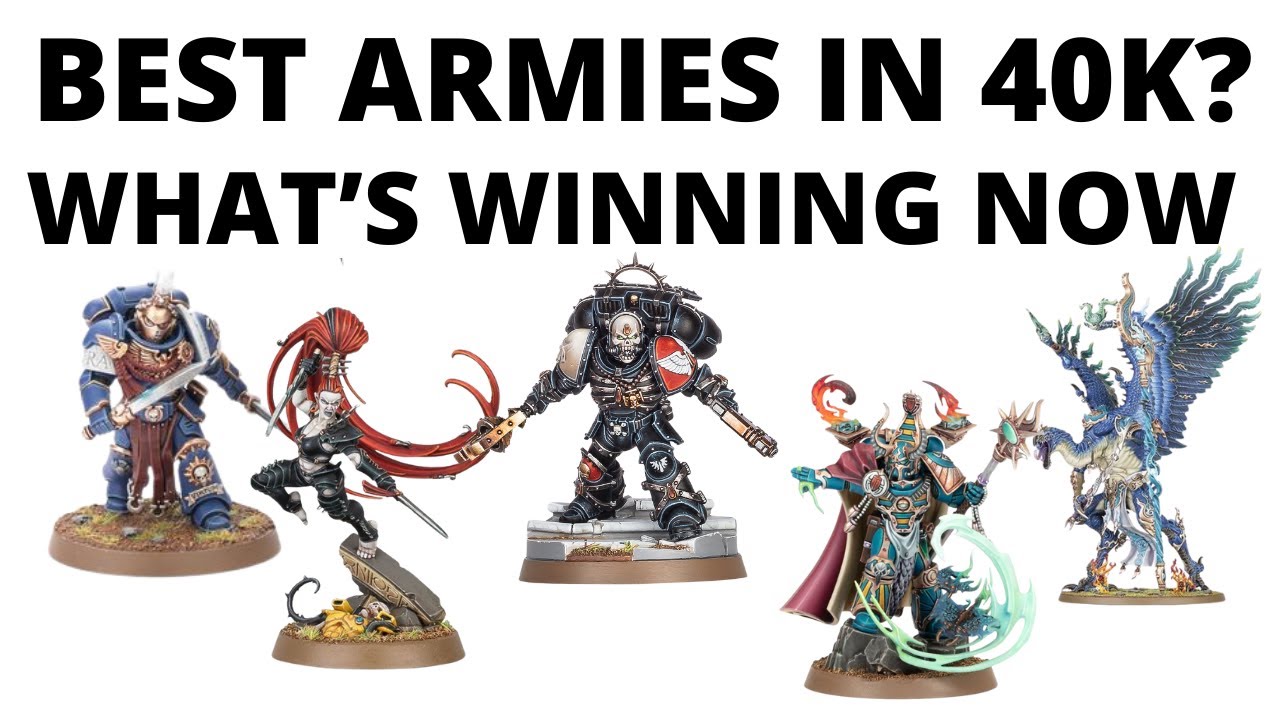 What's Winning in Warhammer 40K Right Now? Win Rate, Tournament Victories and Overall Top Armies?