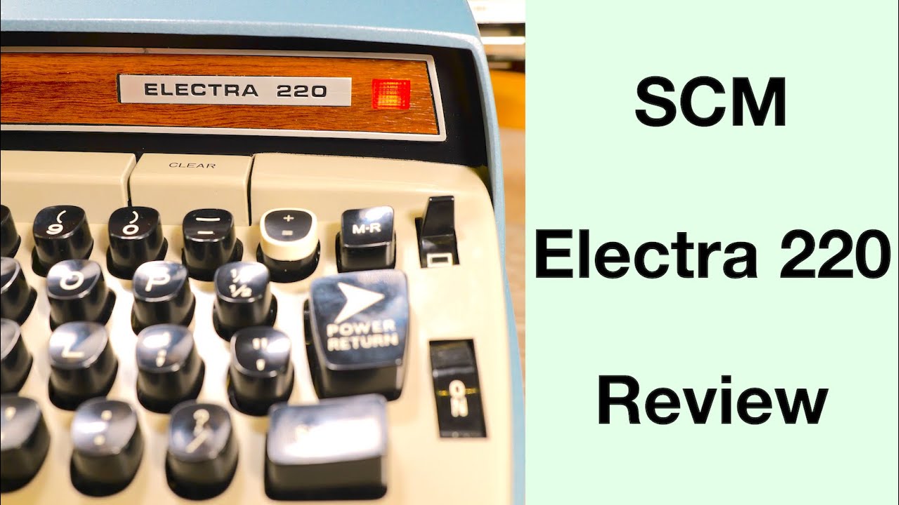 Smith-Corona Electra 220 Typewriter Review