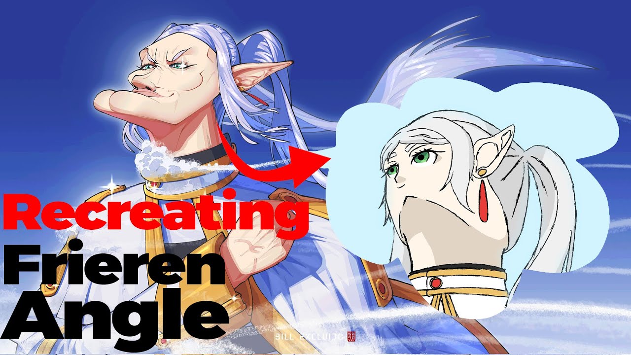 Artists Try the Same Frieren Angle Challenge!