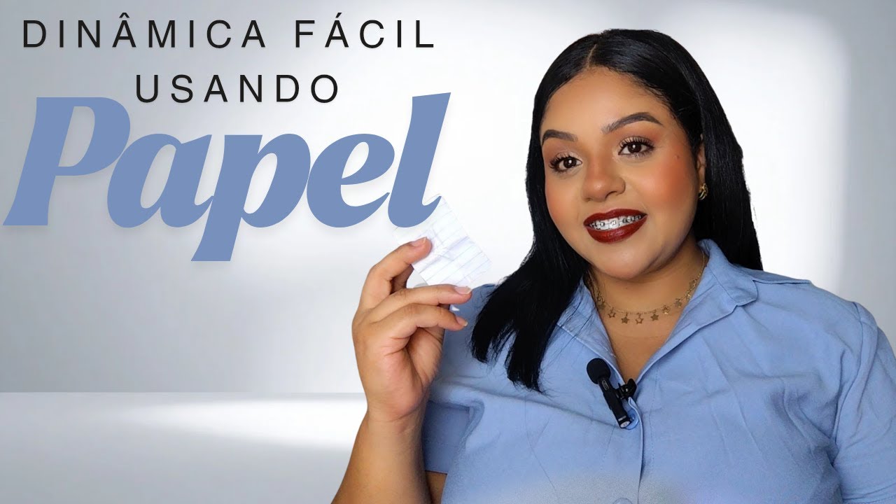 DINÂMICA FÁCIL USANDO PAPEL- Aprenda a descansar em Deus #reuniaodemulheres #dinamica