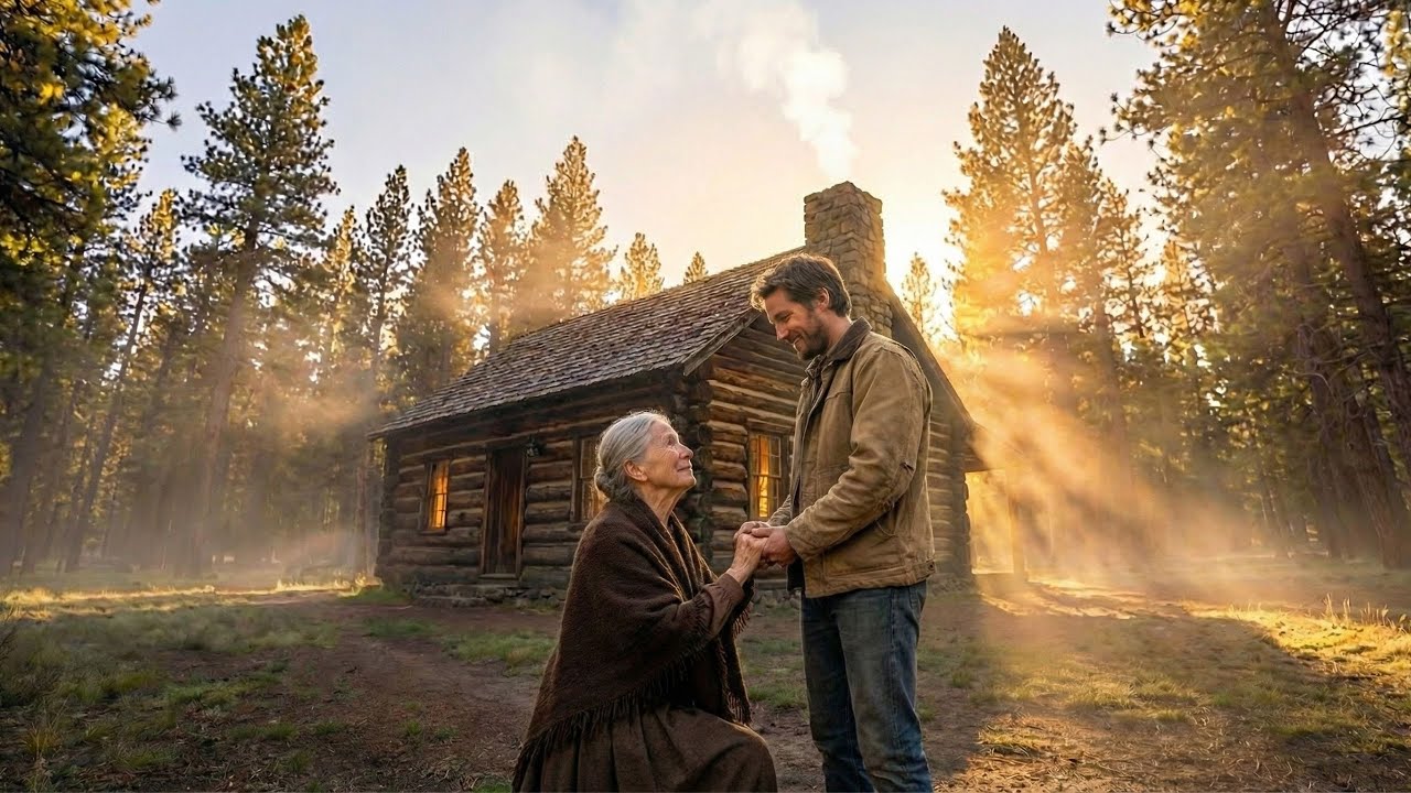 Destroyed by a Storm — Building a Wooden House for an Elderly Woman
