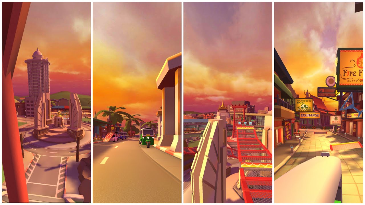 Mario Kart Tour // Bangkok Rush 3 Gameplay (All Variants)
