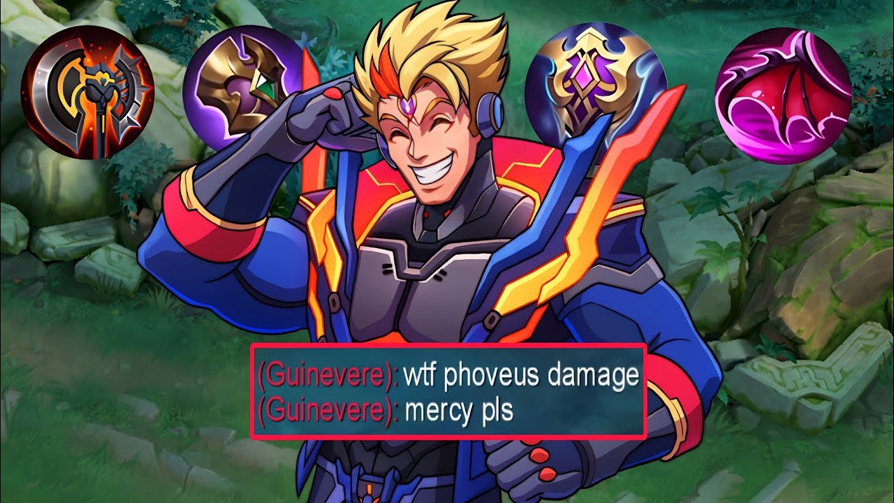 MAX LIFESTEAL PHOVEUS!! NEW EXP LANE BUILD AND EMBLEM 2025 IS UNSTOPPABLE!🔥