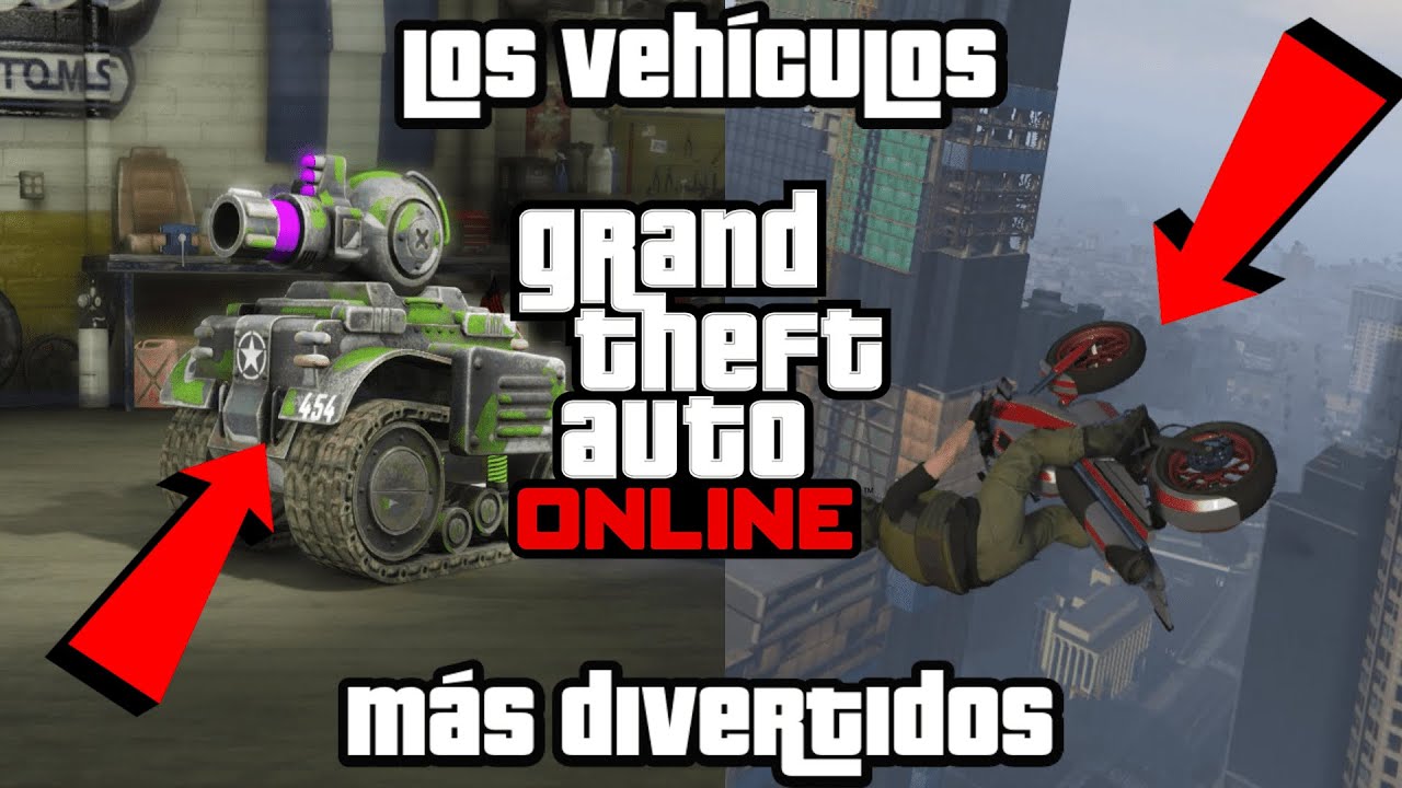 Los veh&iacute;culos M&Aacute;S DIVERTIDOS del GTA Online!