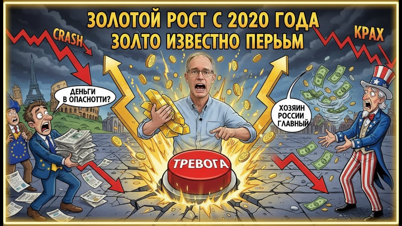 Золото резко подорожало: кризис в Гренландии привел к рекордно высоким ценам за неделю с 2020 года