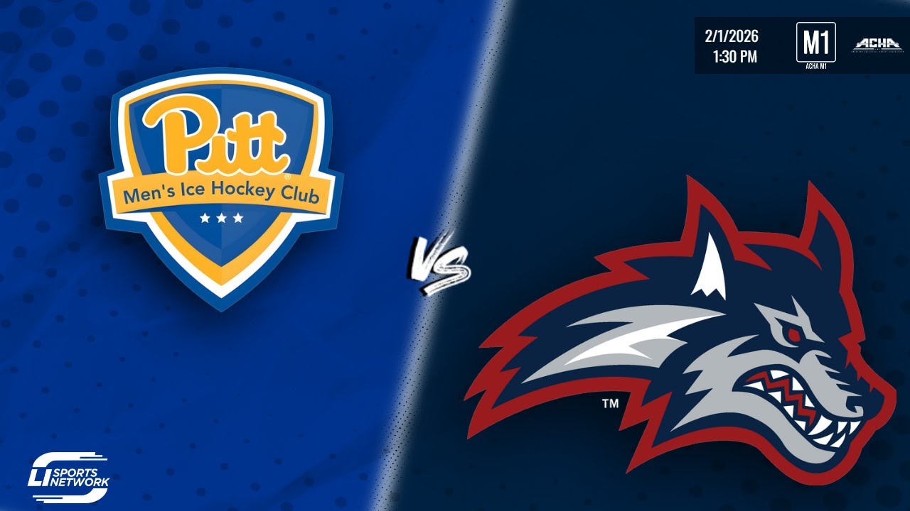 ACHA M1 Ice Hockey | University of Pittsburgh vs Stony Brook University (M1)
