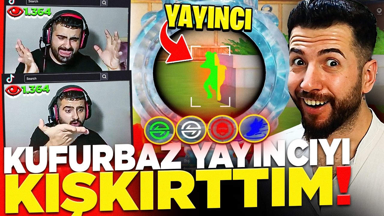 KÜFÜRBAZ YAYINCIYI TROLLEDİM (ÇILDIRDI!) - PUBG Mobile